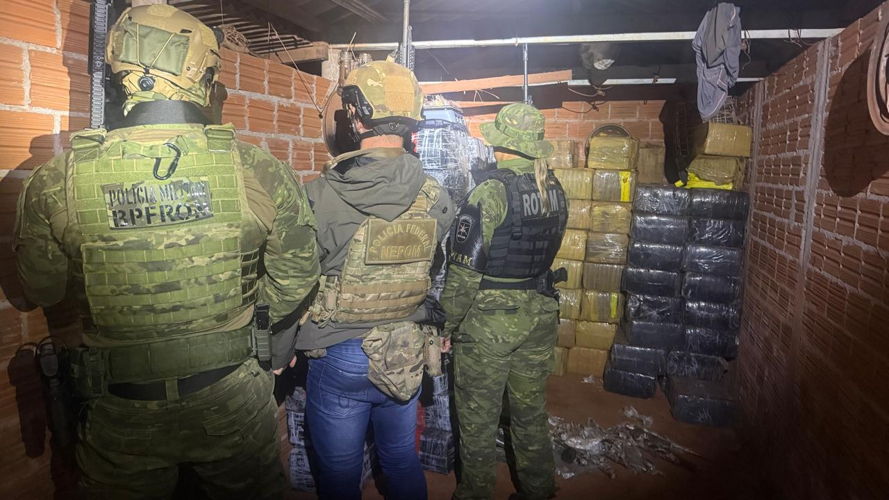 Grande apreensão de drogas nas últimas horas na região