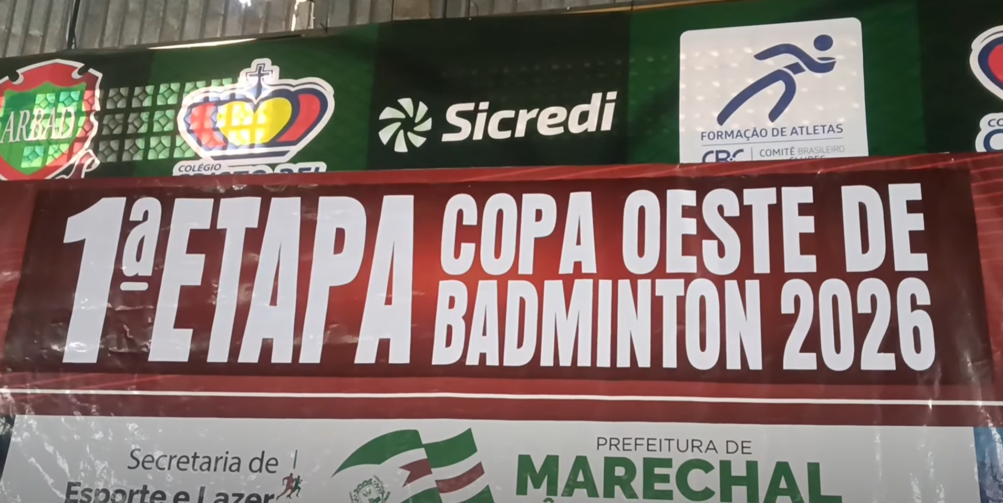 Arena do Badminton: Marechal Rondon recebe 277 atletas para a abertura da Copa Oeste 2026