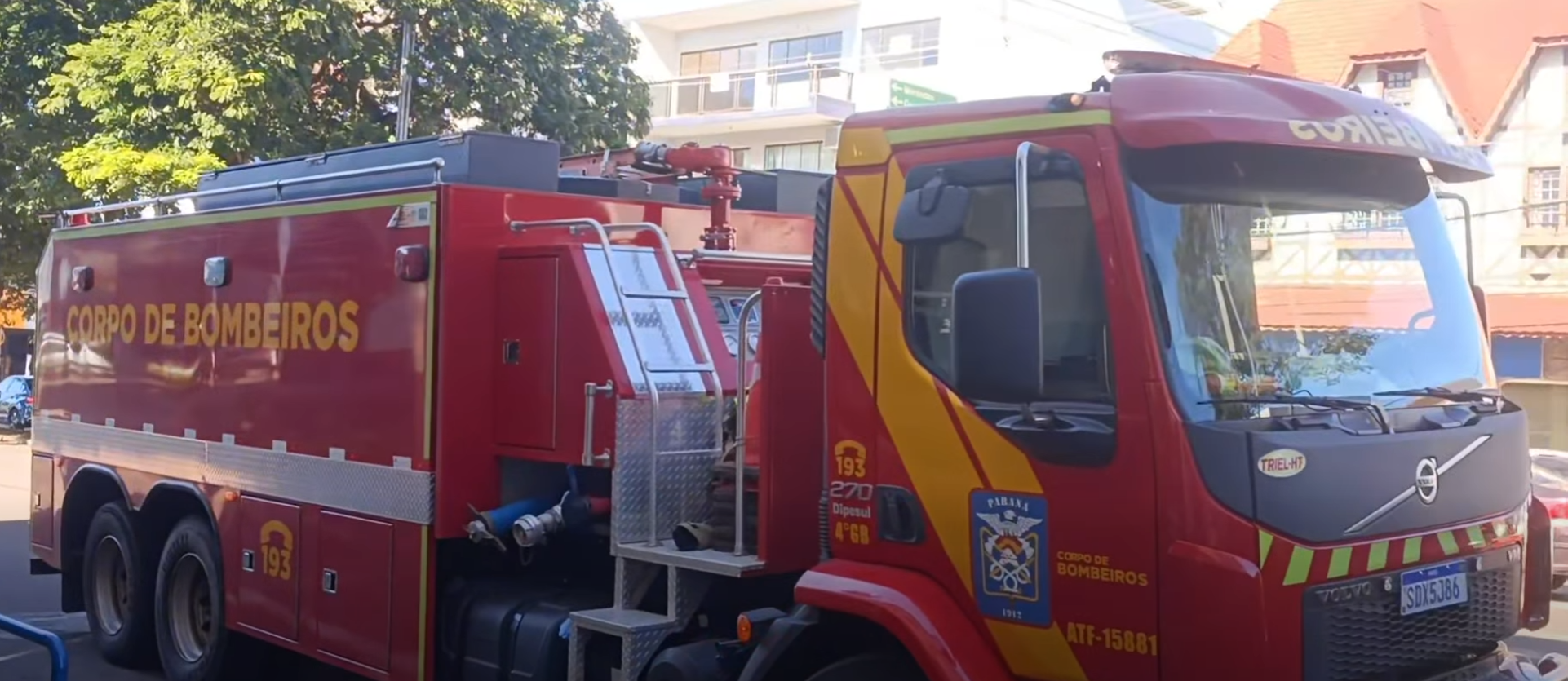 Vazamento de Gás em Mini-Geladeira Mobiliza Corpo de Bombeiros no Centro de Marechal Rondon