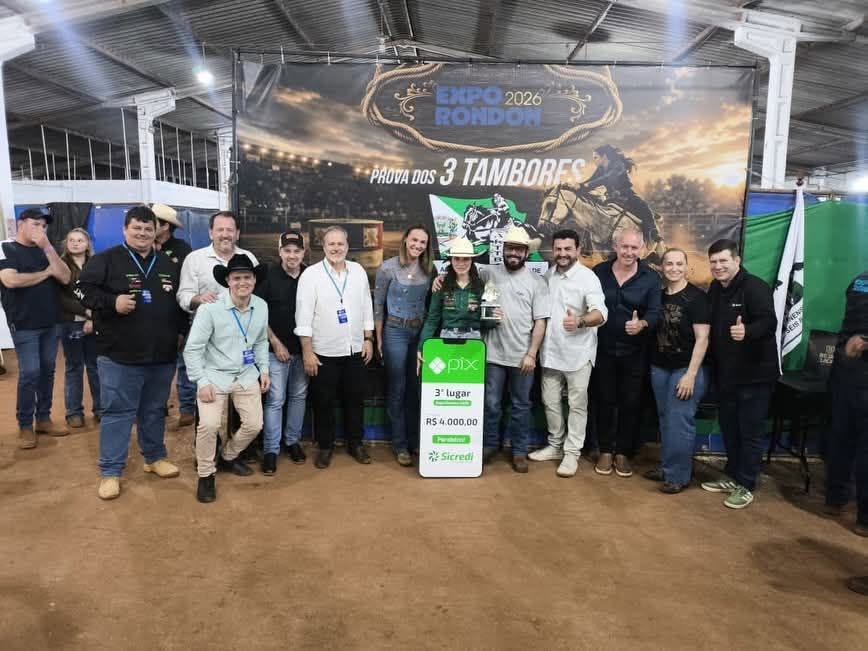Velocidade na Arena: Lázaro Schmitt e Juliana Fritzen Finken Vencem o Rodeio Cronometrado da Expo Rondon 2026